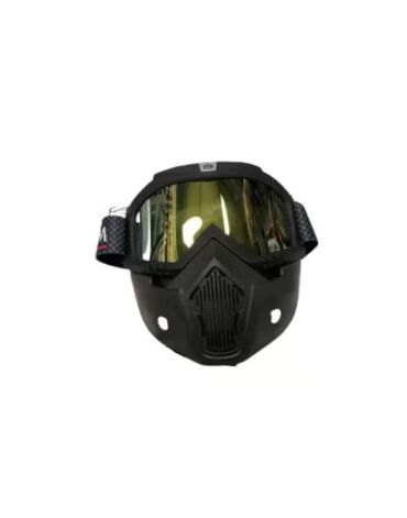 AiM (PRO) Маска снегоходная с двойной линзой  302 100 Black Matt