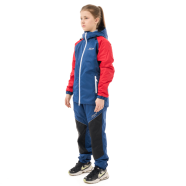 Dragonfly Комплект дождевой (куртка брюки) Active Teenager Blue - Red (мембрана) - миниатюра 6