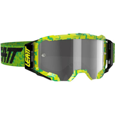 Leatt Очки Velocity 5.5 Neon Lime Light Grey - миниатюра 1