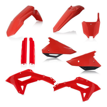 Комплект пластика Honda CRF250RX (2022 2023), CRF300RX (2022 2023), CRF450RX (2021 2023), Красный черный - миниатюра 1