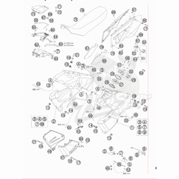 KTM втулка L=15,5MM 03 крепежная 950 / 990 ( 60007062000 ) - миниатюра 2