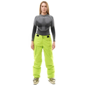 Dragonfly Штаны горнолыжные утепленные Gravity 2025 Woman Lime - миниатюра 5