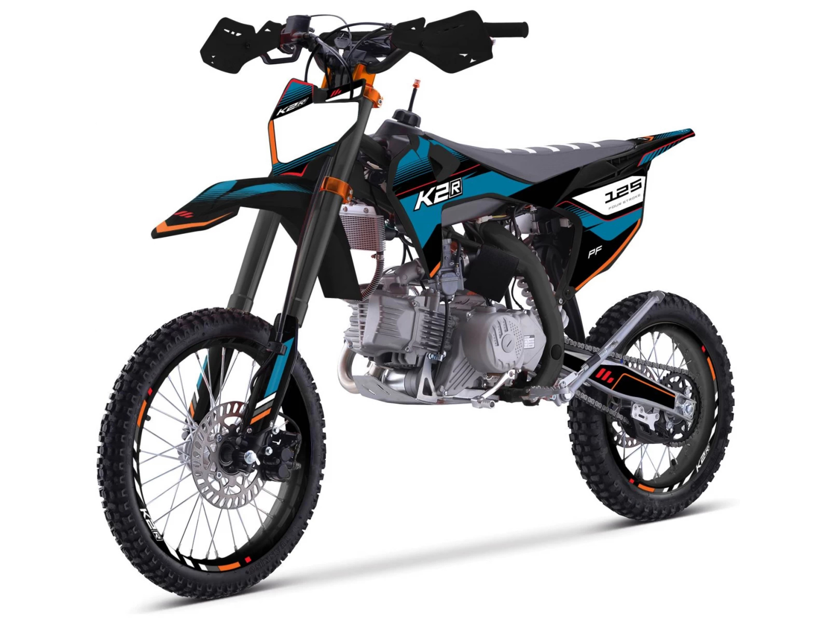 Питбайк K2R PF 125 Blue Black - фото 1