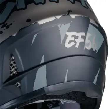 Мотошлем EF56 Base MX чёрный матовый - миниатюра 1
