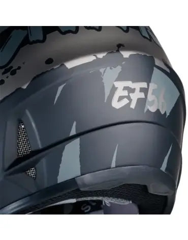Мотошлем EF56 Base MX чёрный матовый