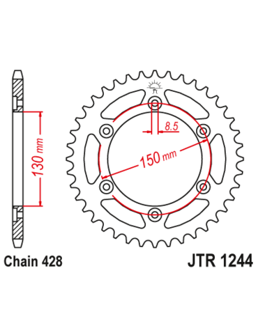 Звезда ведомая JTR1244.52