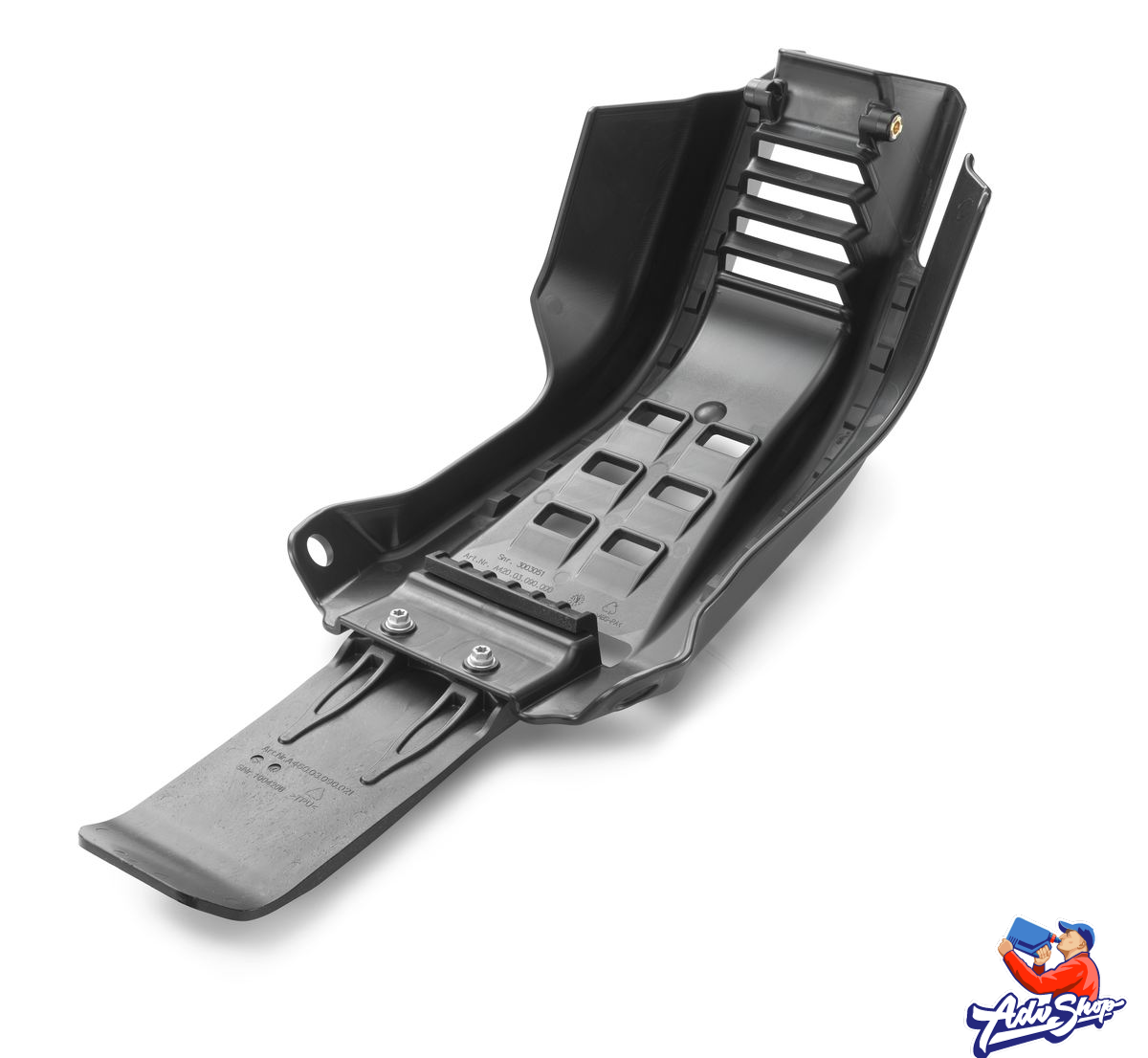 KTM Skid plate with linkage protection защита картера и погрессии 250 350 450 SXF 23 25 / FC 23 25 ( A46003090544 ) - фото 1