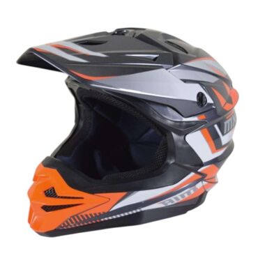 AiM Шлем JK803S Tondo Orange Black White - миниатюра 2