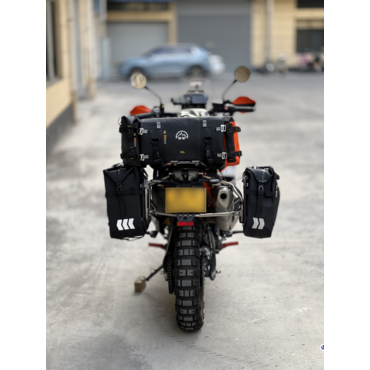 Tripfella Extreme Waterproof Saddle Bags SET ( 27 L+ 27 L ) комплект боковых сумок с крепежами // tfd 525 27х27 - миниатюра 5