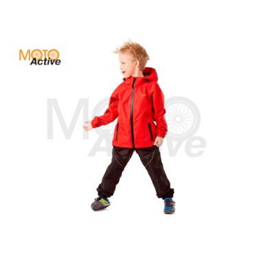 Детский комплект дождевой (куртка, брюки) EVO Kids RED (мембрана) - миниатюра 2