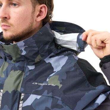 Dragonfly Куртка мембранная Quad Pro Man 2025 Green Camo - Black - миниатюра 8