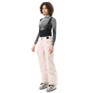 Dragonfly Штаны горнолыжные утепленные Gravity 2025 Woman Light Grey - миниатюра 9