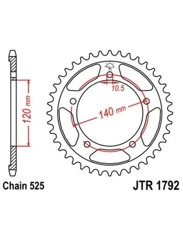 Звезда ведомая JTR1792.45