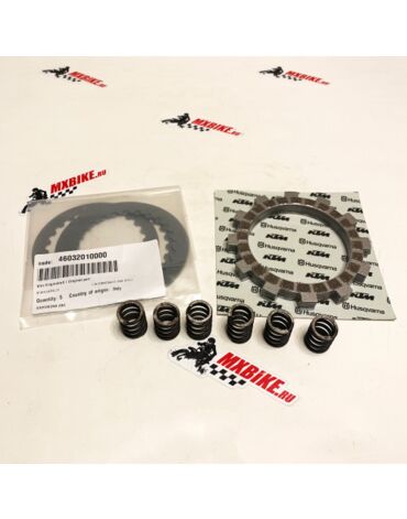 Комплект дисков сцепления с пружинами KTM 65SX 09- / Husqvarna TC65 17- / GasGas MC65 21-