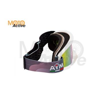 Очки снегоходные с двойной линзой AiM (PRO) 186 103 White Glossy - миниатюра 1