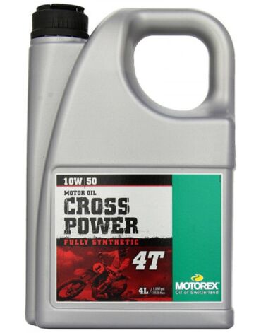 Масло моторное Motorex Cross Power 4T SAE 10W 50 JASO MA2 4л