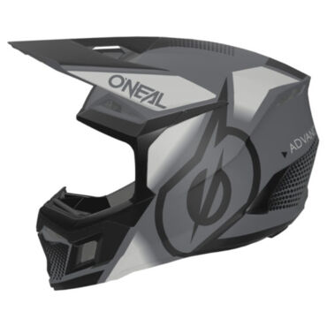 Oneal Шлем кроссовый 3Series Vision Серый Черный - миниатюра 2