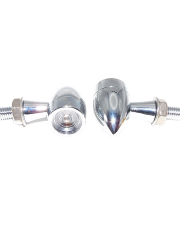 Поворотники LED для мотоцикла хромированные