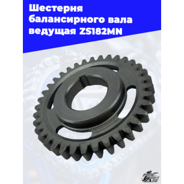 Шестерня балансирного вала ведущая ZS182MN - миниатюра 1
