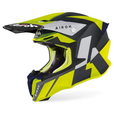 Airoh Мотошлем TWIST 2.0 LIFT YELLOW BLUE MATT - миниатюра 1