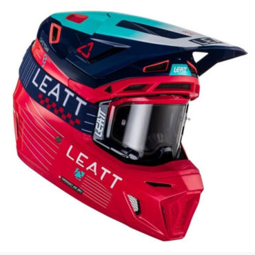 Leatt Мотошлем Moto 8.5 Helmet Kit Red (2023) - миниатюра 3