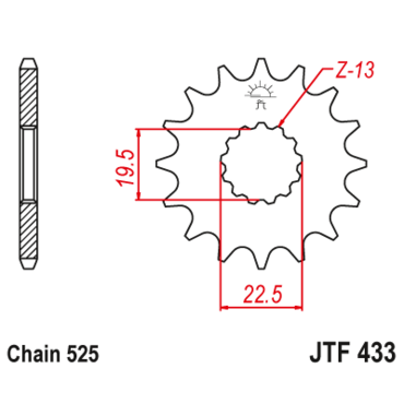 Звезда ведущая JTF433.15 - миниатюра 1