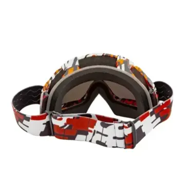 AiM Очки кроссовые (PRO) 157 700 Red White Black Glossy - миниатюра 2
