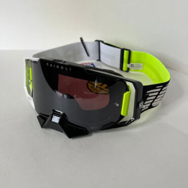 Очки для мотокросса 100% ARMEGA Racr Hiper Silver Mirror Lens с зеркальной линзой Hiper - миниатюра 4