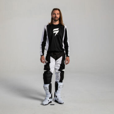 Комплект Shift Whit3 Label Race 2 Black White, джерси+штаны - миниатюра 2