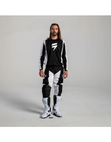 Джерси Shift Whit3 Label Race 2 Jersey Black White
