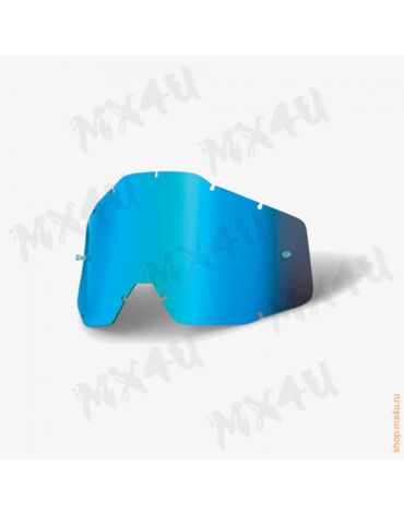 Линза подростковая 100% Accuri Strata JR Anti Fog Blue Mirror