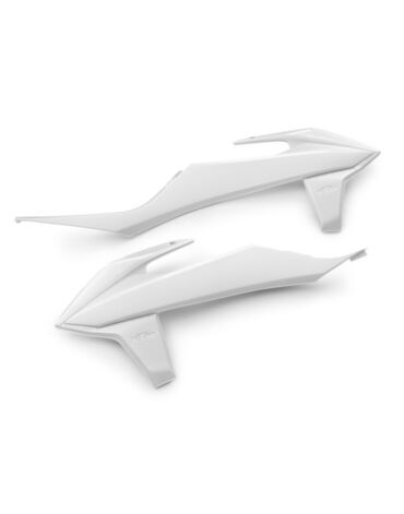 Боковины радиатора белые KTM SX SX F 19 22 / EXC EXC F 20 23