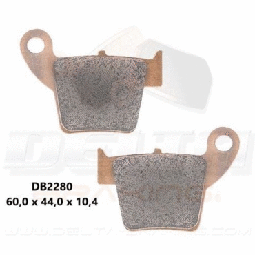 тормозные колодки задние Honda CR 125 250 '02 07 + CRF 250 450 '02 25 - миниатюра 1