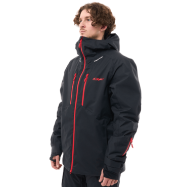 Dragonfly Куртка горнолыжная утепленная Gravity Man Black - Red 2025 - миниатюра 6