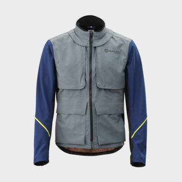 Мотокуртка Husqvarna Gotland Jacket, blue grey (L, Взрослая  Кросс эндуро) - миниатюра 1