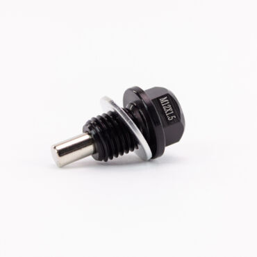 Сливной болт масла с магнитом CNC М12 х 1.5 Black - миниатюра 1