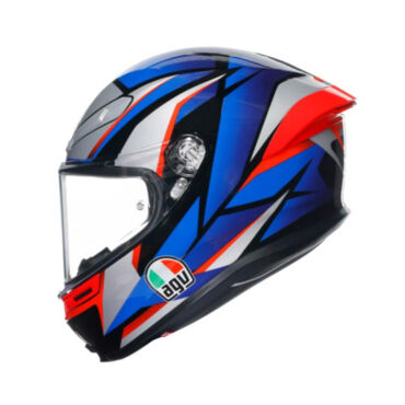 AGV Шлем K6 S Slashcut Black Blue Red - миниатюра 3