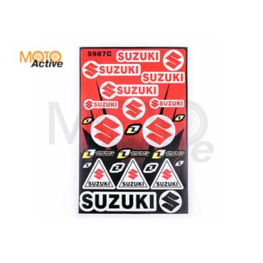 Наклейки (набор) спонсор SUZUKI (28х43см) (#5987C) - миниатюра 1