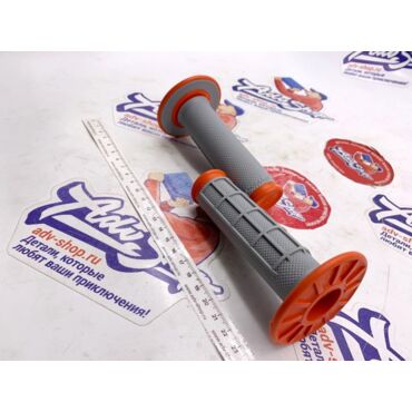 RENTHAL G155 Ручки руля (грипсы) Dual series (Grey Orange) - миниатюра 1
