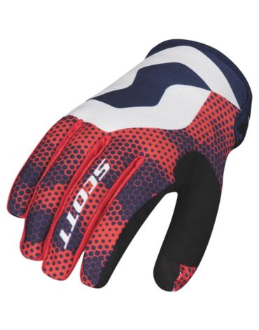Scott Перчатки 350 Fury blue red