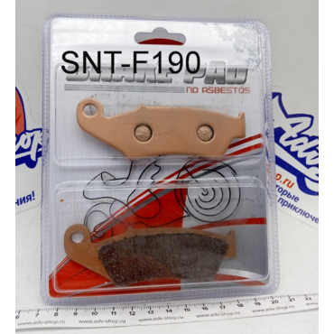 Tarazon SNT F050 SINTERED Колодки тормозные перед XR250 96 04 / XL600 XL650 / XRV750  аналог ( 2P 225GS ) (BP FA185) - миниатюра 1