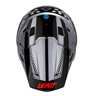 Leatt Шлем кроссовый 8.5 Grey V26 + очки Velocity 5.5 - миниатюра 5