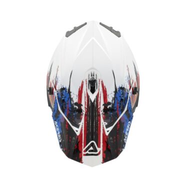 Acerbis Шлем Linear 22 06 White Blue Red - миниатюра 2