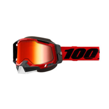 100% Очки Racecraft 2 Snowmobile Goggle Red Mirror Red Lens - миниатюра 1