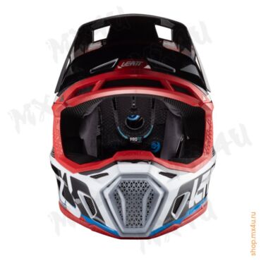 Мотошлем Moto 8.5 V24 - Красный - миниатюра 4