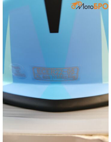 Шлем кроссовый GTX 633 BLACK BLUE