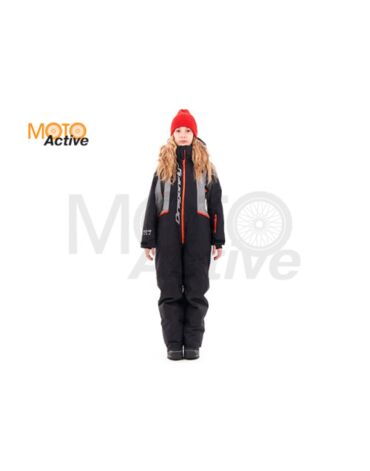 Зимний утепленный комбинезон DF Teenager Gravity Black Gray 2023 (140 146)