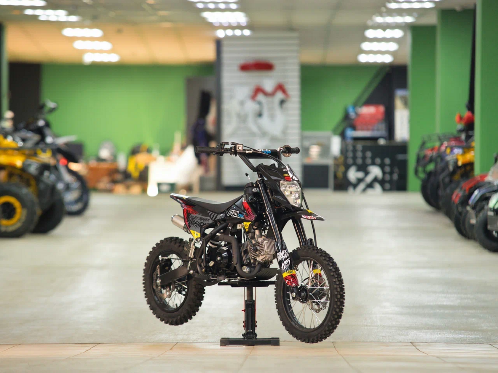 Питбайк FullCrew Power Trasher 125cc 14\12 (п\автомат, электростартер) - фото 4