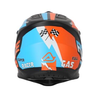 Acerbis Шлем детский Profile Junior Black Orange - миниатюра 2