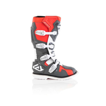 Acerbis Мотоботы кроссовые X Race Red Grey - миниатюра 1
